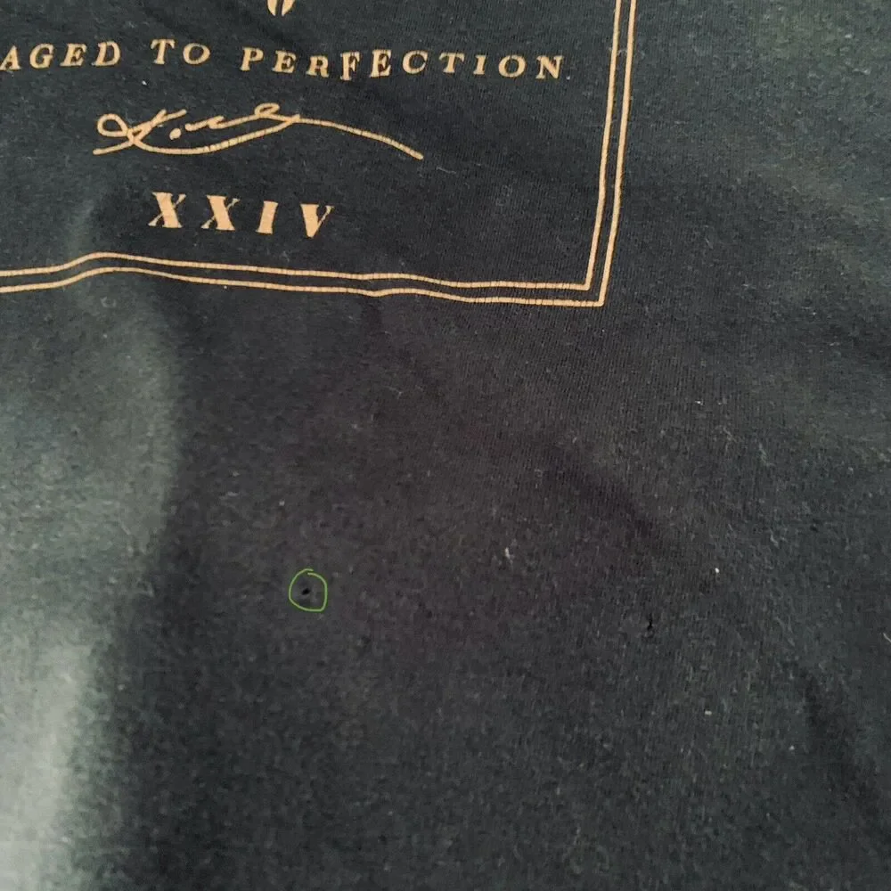 Nike Shirt Kobe Bryant Black Mamba‎ Aged Perfection Tee Youth Small Gold 1996